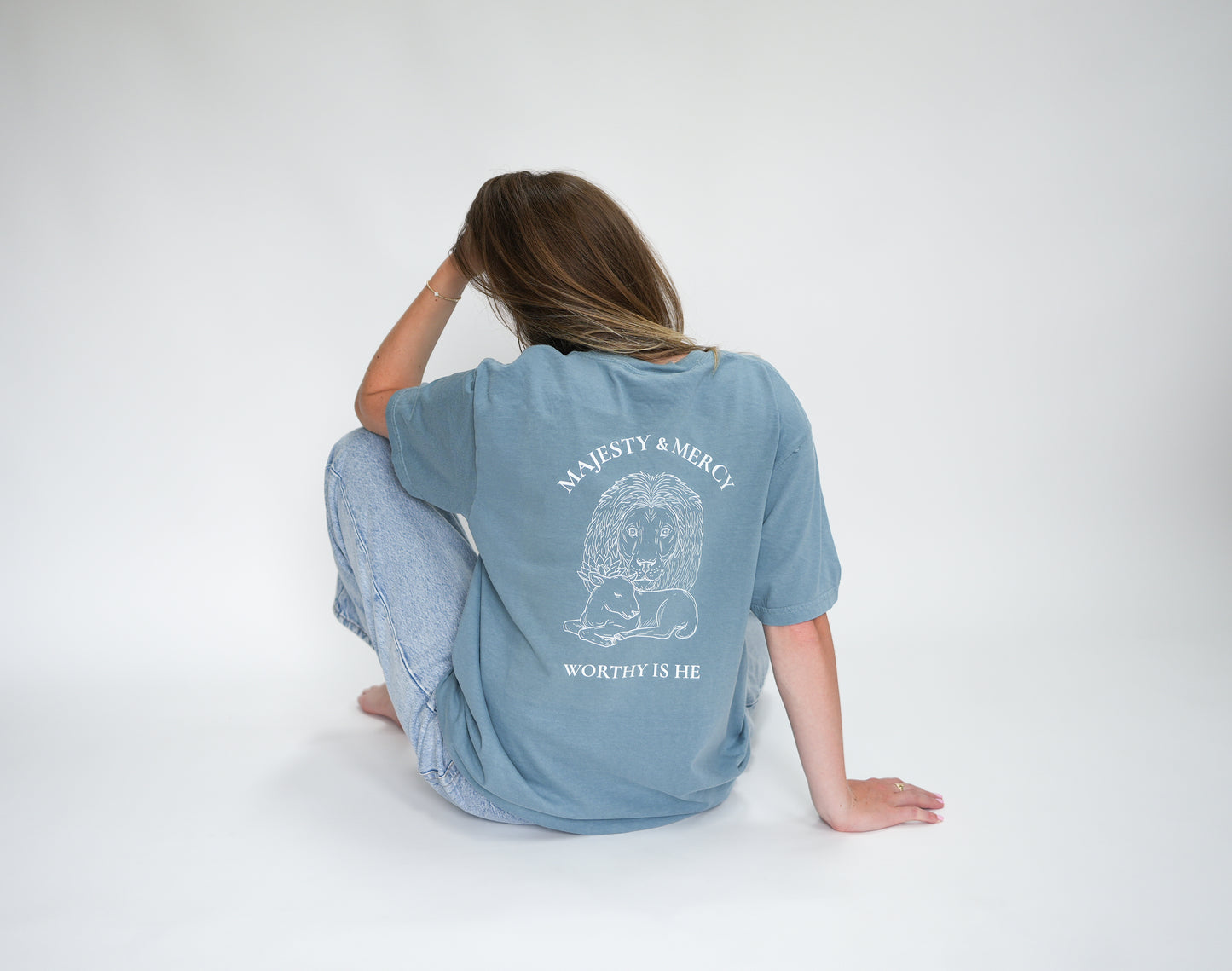 He Is Worthy | Unisex heavyweight t-shirt