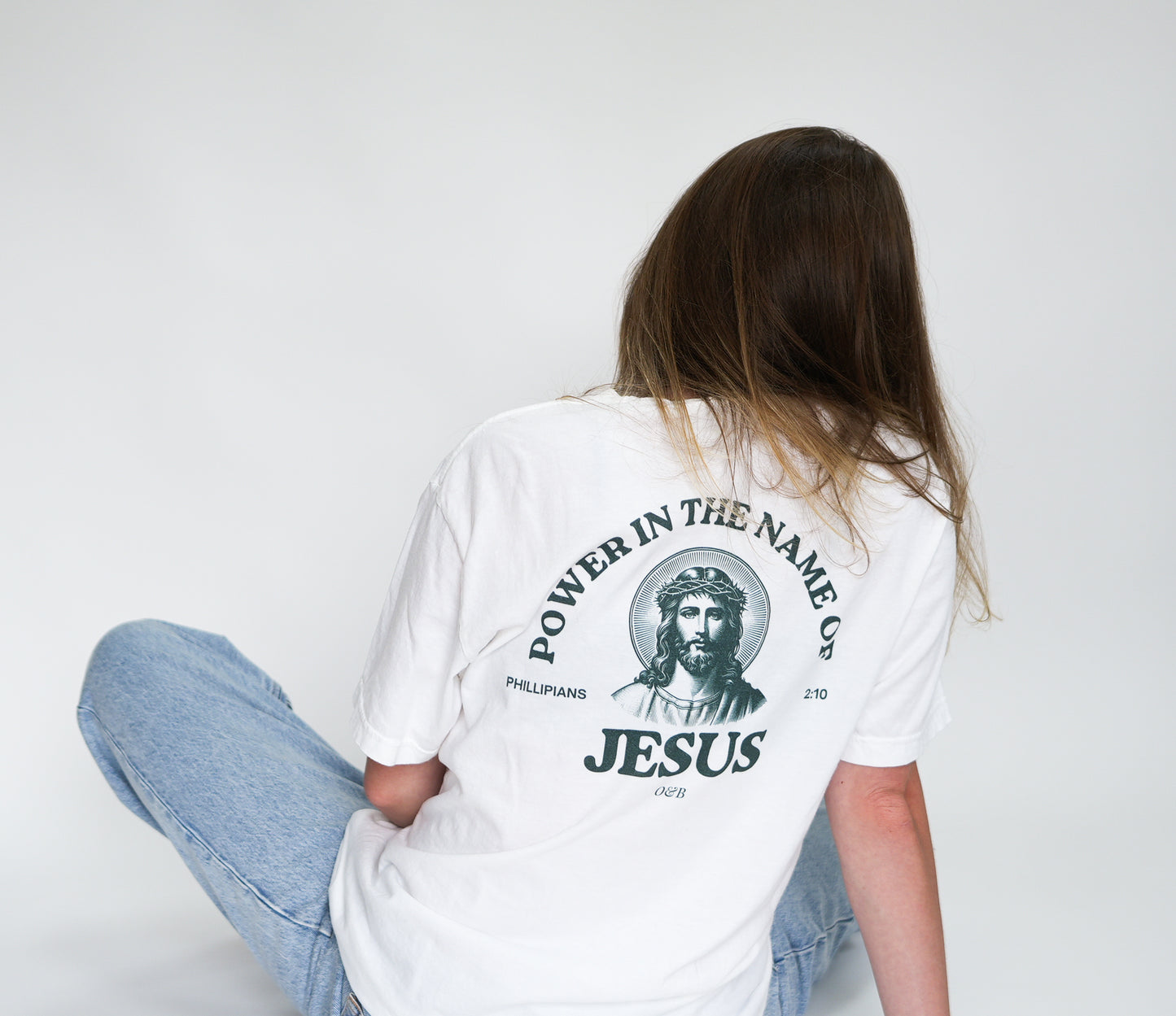 Power in His Name | Unisex heavyweight t-shirt