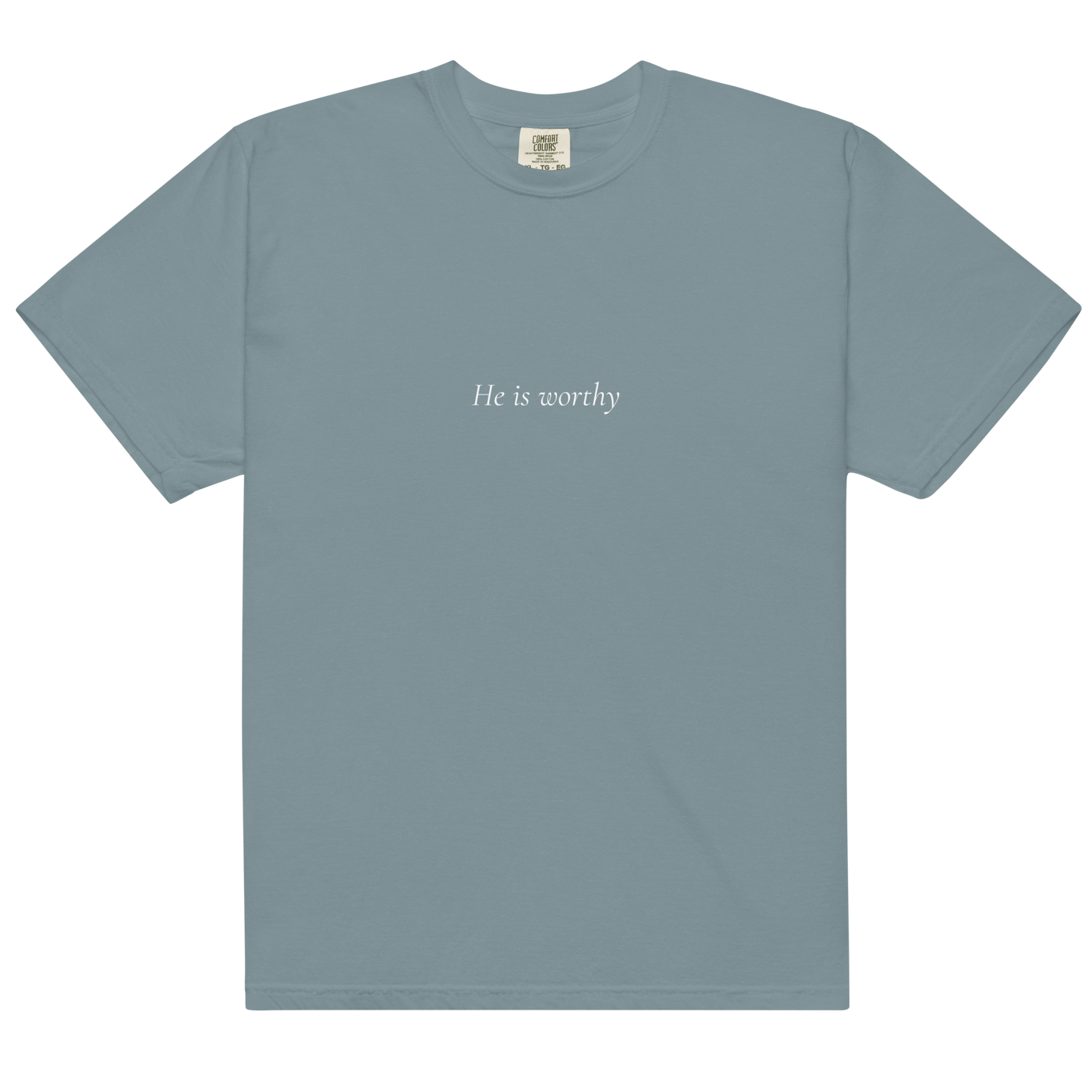 He Is Worthy | Unisex heavyweight t-shirt