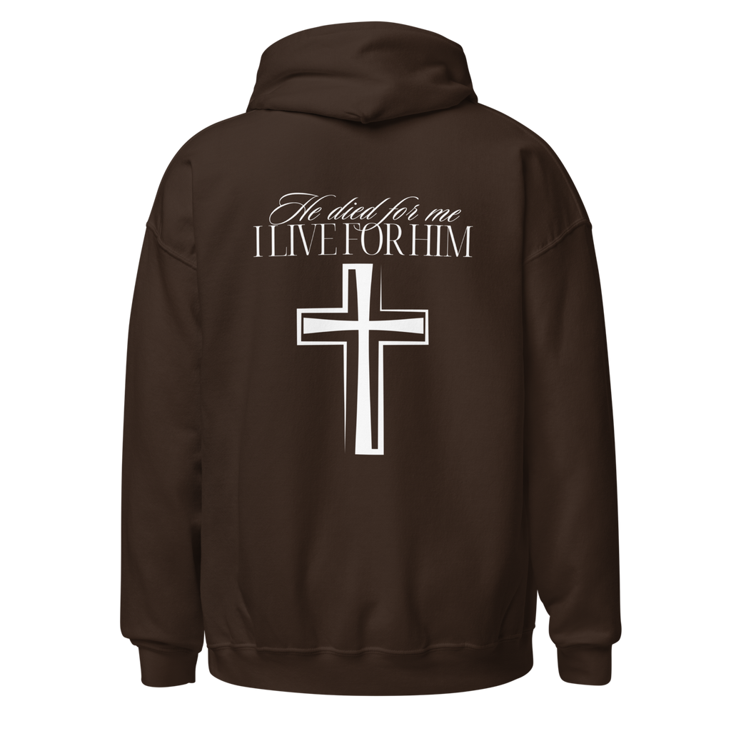 Living for Him Hoodie | Cedarwood