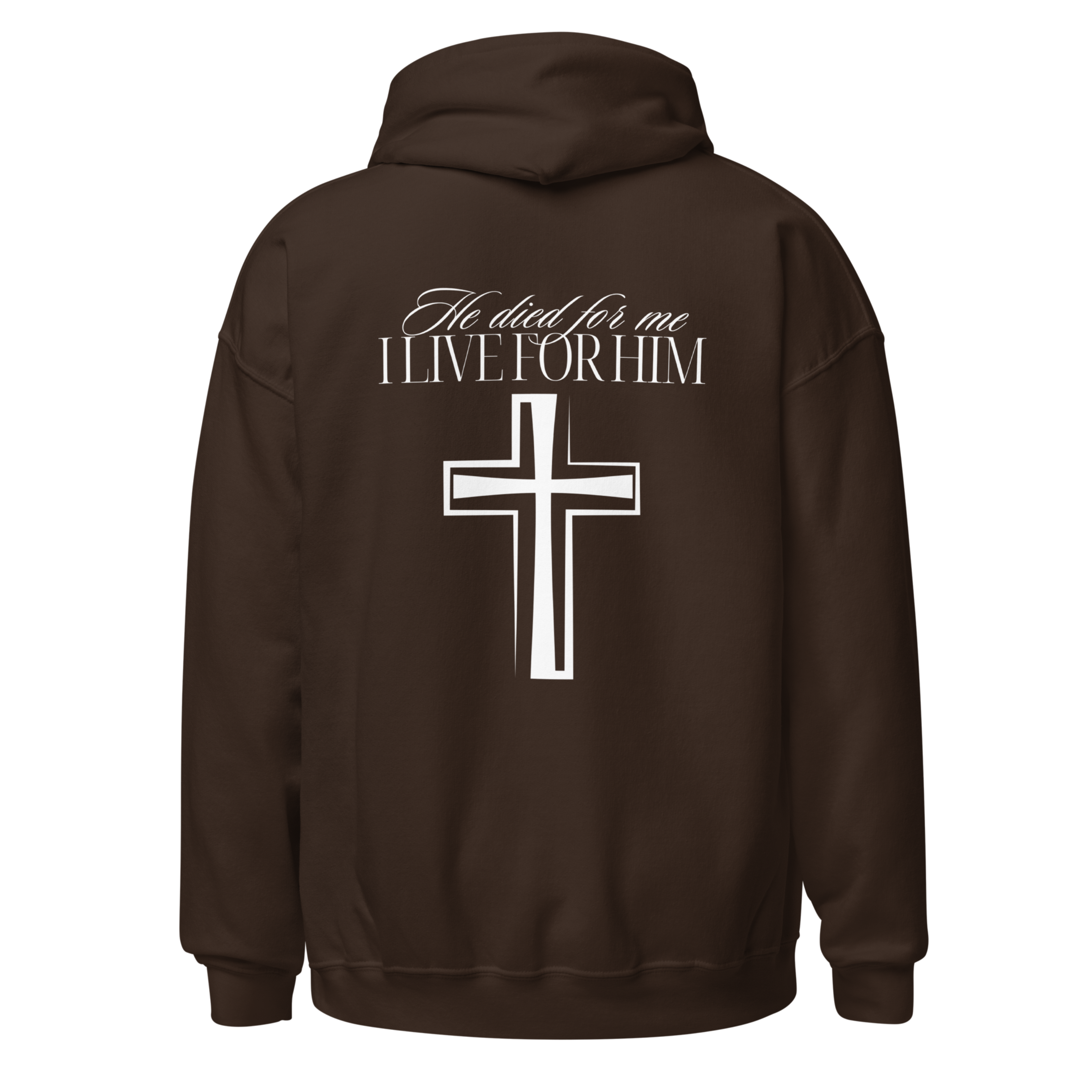 Living for Him Hoodie | Cedarwood