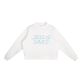 JESUS SAVES MOCKNECK SWEATSHIRT